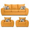Juego de Living Elegant Detail New Houston 3-1-1 Cuerpos Amarillo
