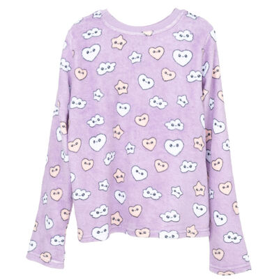 Imagen 2 del producto Conjunto Pijama Polar Niña Mila Lila, Rosado
