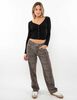 Jeans Indigo Animal Print Recto Mujer Icono