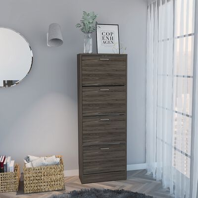 Imagen 1 del producto Zapatero TuHome Z-51 4 Cajones Coñac/Blanco