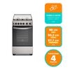 Cocina a Gas Mademsa FM4FSC 4 platos Inox