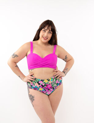 Imagen 1 del producto Traje de Baño Bikini Estampado Mujer Portman Club Fucsia, Lila