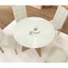 Juego de Comedor Yardas Capri 4 Sillas Off White