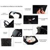 Coche de Paseo Últra Compacto con Accesorios Lubabycas Negro