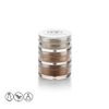 Pack 3 Unidades Sombra Pigmento Triple Glitter Gold Petrizzio