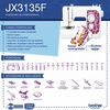 Máquina de Coser Brother JX3135F  3 Carcasas