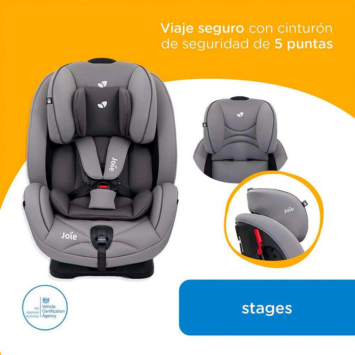 Silla de Auto Convertible Stages Joie