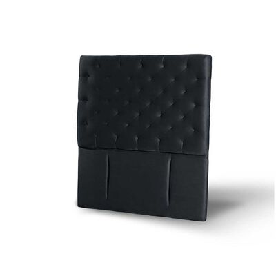 Imagen 2 del producto Respaldo Latam Home 1 Plaza Brescia Tela Velvet Negro