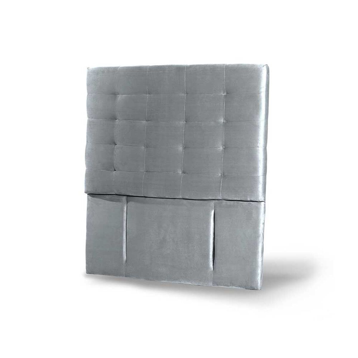 Respaldo Latam Home 1,5 Plazas Napoles Tela Velvet Gris