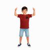 Polera Manga Corta de Algod&oacute;n Ni&ntilde;o Chess