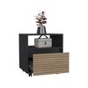 Velador TuHome Austin 1 Cajones Wengue y Lenno