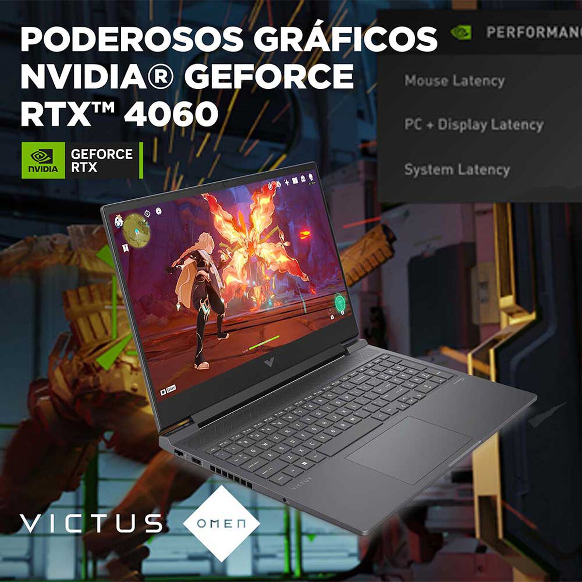 Notebook Gamer HP VICTUS 16-r1015la Core i7 16GB 1TB 16.1"