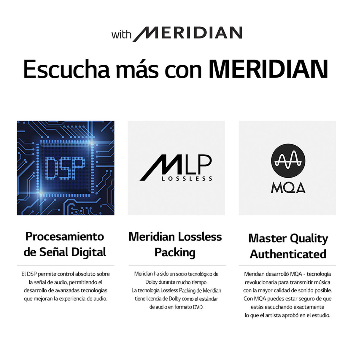 Soundbar LG SP7 Meridian Audio