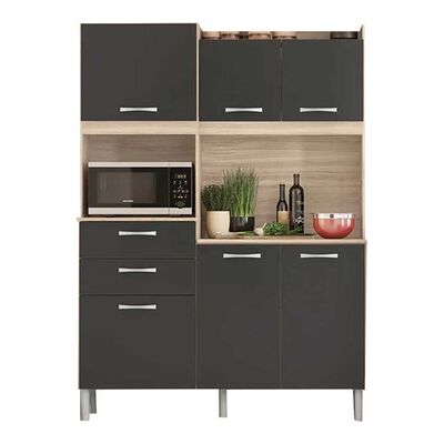 Imagen 2 del producto Mueble de Cocina Onessta Armonia 2 Cajones 6 Puertas Avena Grafito