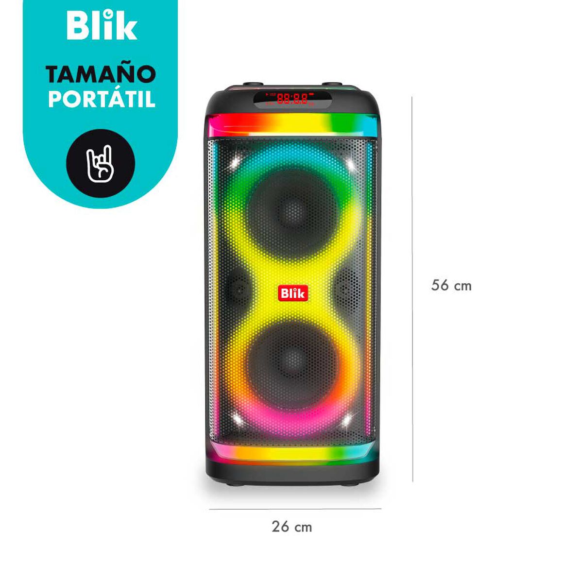 Parlante Bluetooth Blik LightMax 6