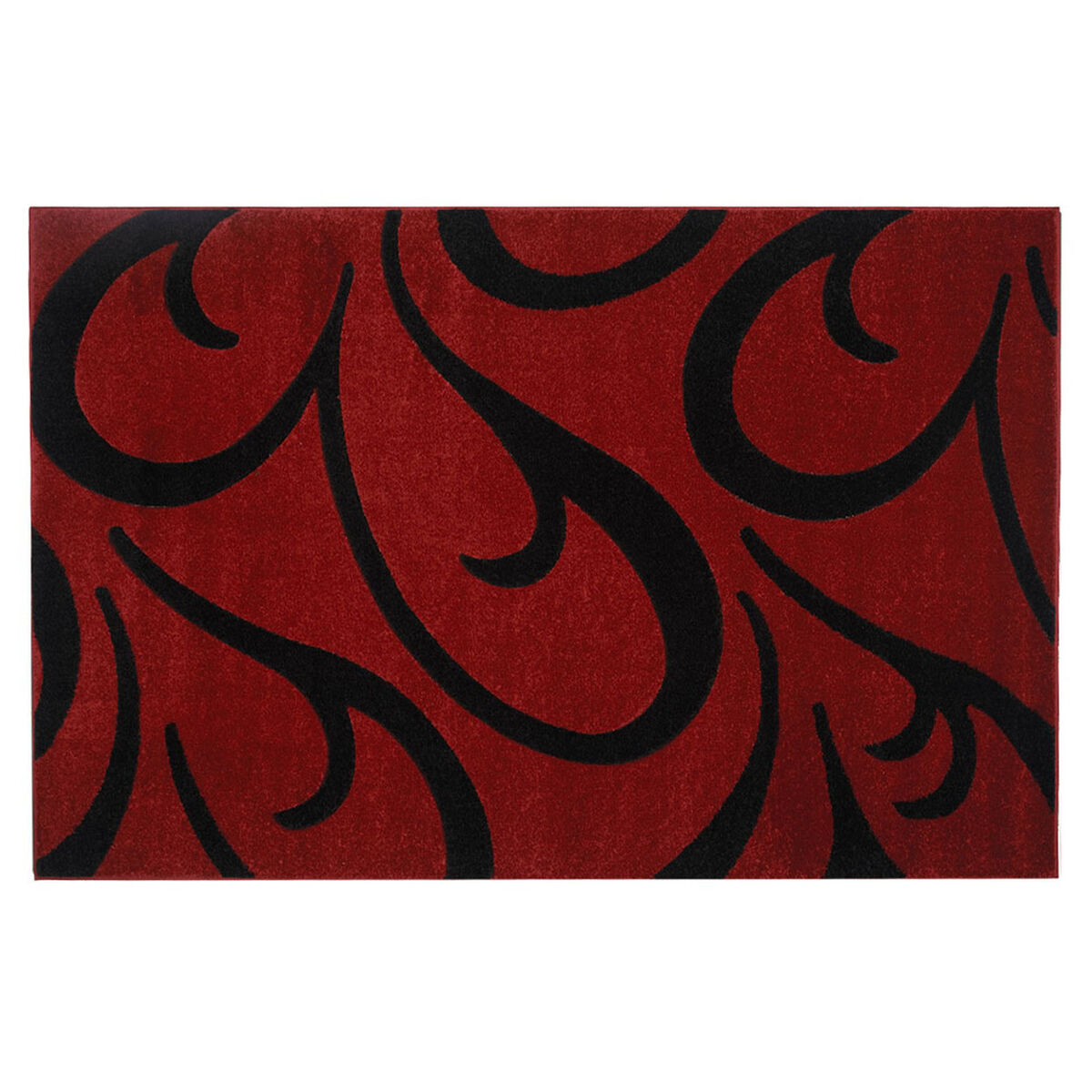 Bajada de Cama Idetex Carved Rojo 80 x 120 cm
