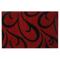 Bajada de Cama Idetex Carved Rojo 80 x 120 cm