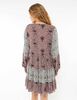 Vestido Corto Manga Larga Mujer Alma