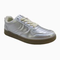 Zapatilla Urbana Mujer Icono Plateado