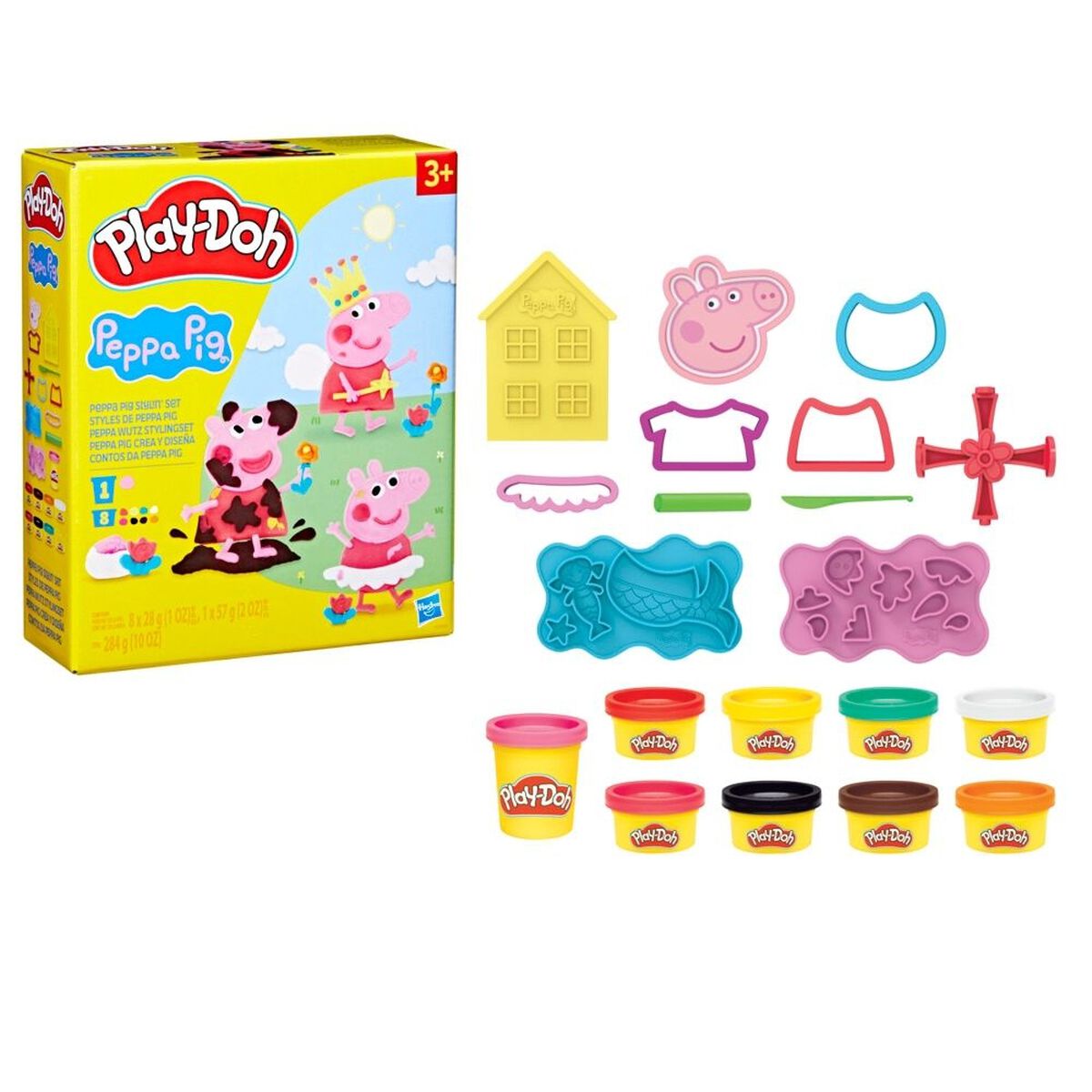 Set de Masa Moldeable Peppa Pig Set Crea y Diseña Play Doh