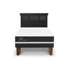 Cama Europea CIC 1,5 Plazas Ortopedic + Respaldo Dublin Negro