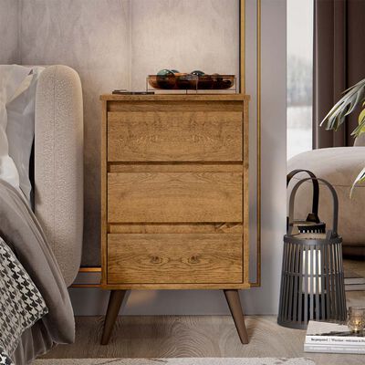 Imagen 1 del producto Velador Onessta Wood 3 Cajones Freijo