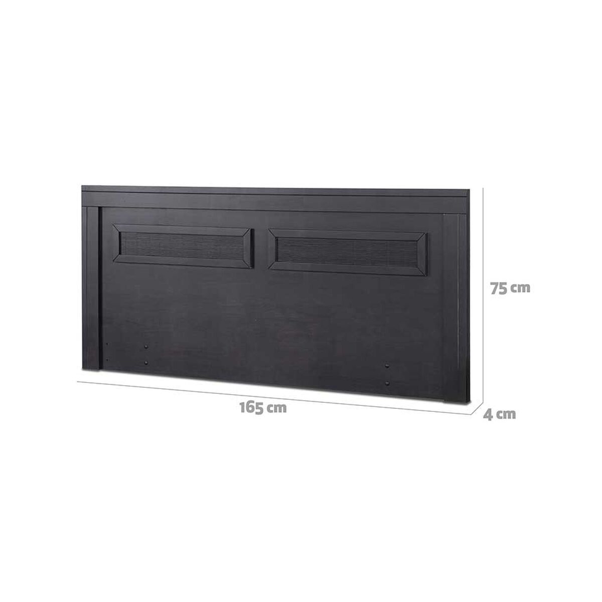 Respaldo CIC 2 Plazas Milan Negro