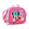 Pack Mochila con Ruedas, Estuche y Lonchera Minnie