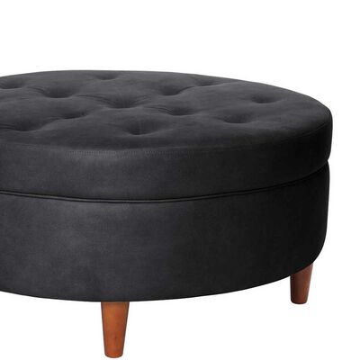 Imagen 2 del producto Pouf Latam Home Paris Cuero Kentucky Negro
