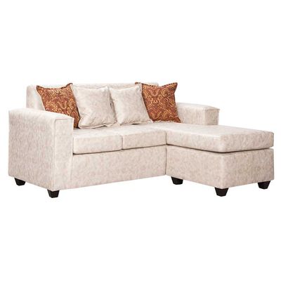 Imagen 1 del producto Sofá Seccional Black Factory Ezeiza 3 Cuerpos Crema