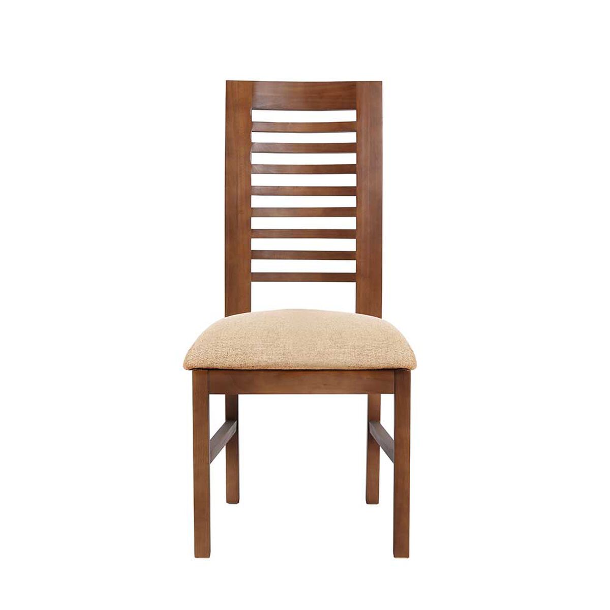 Juego de Comedor Latam Home Pamplona Girona 6 Sillas Cuero Tabaco