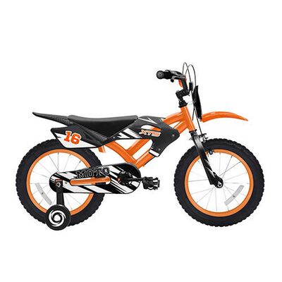 Bicicleta Infantil XTS Moto Aro 16 Naranja