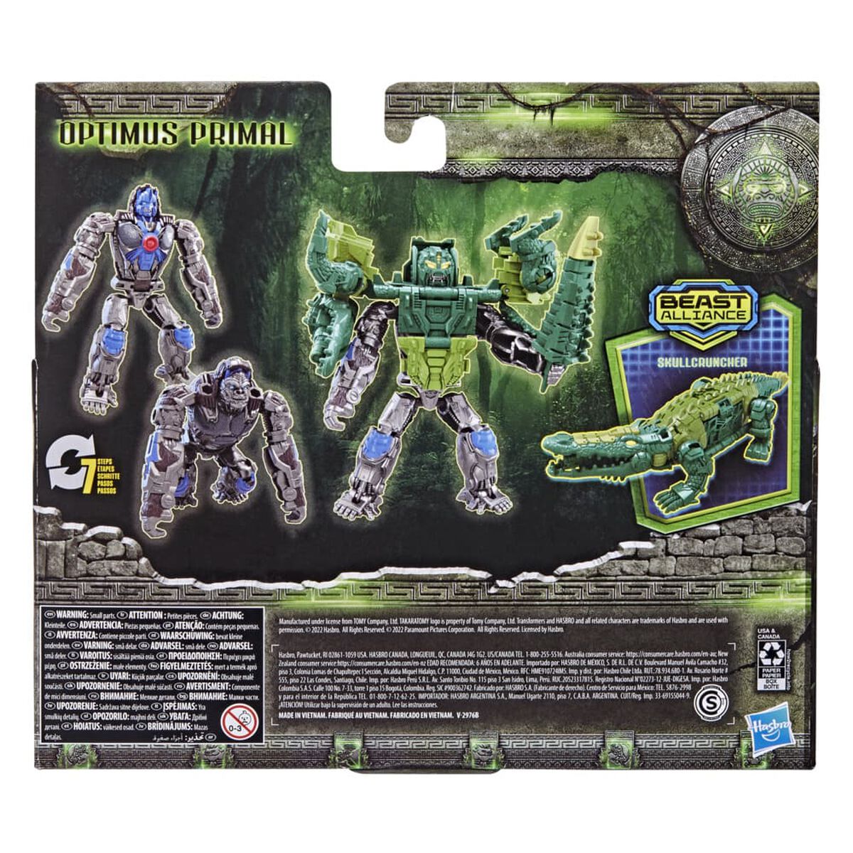 Figura de Acción Transformers Beast Combiners Optimus Primal y Skullcruncher