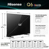 Smart TV QLED 58" Hisense UHD 4K VIDAA 58Q6QV