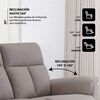Sof&aacute; Reclinable Zoy Home Beijing 3 Cuerpos Caf&eacute;