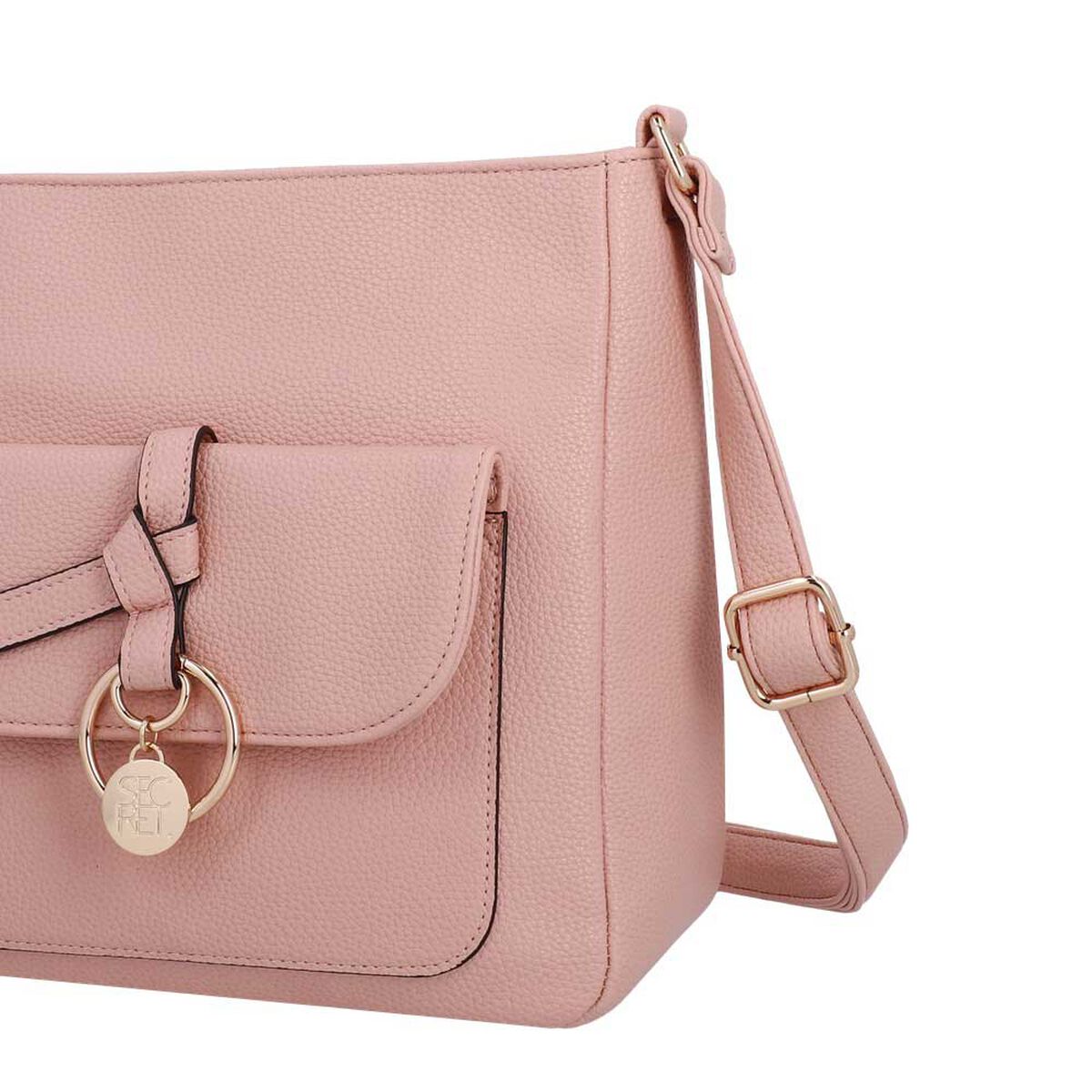 Cartera Bandolera Secret Mantua SC7 Mediana Rosada