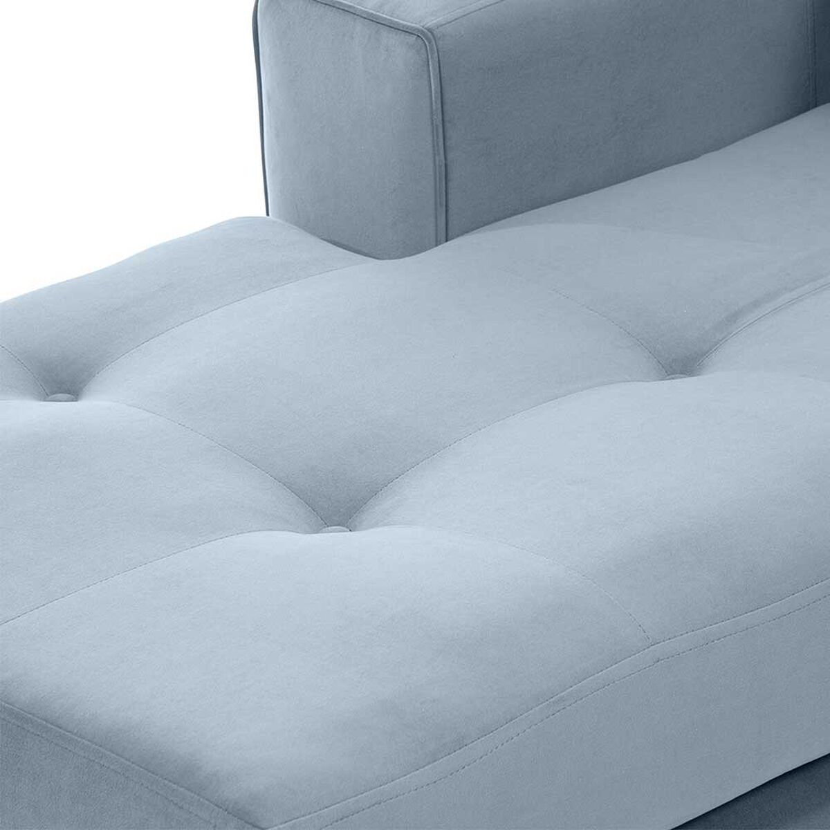 Sof&aacute; Seccional Izquierdo Living Factory Milan 3 Cuerpos Gris