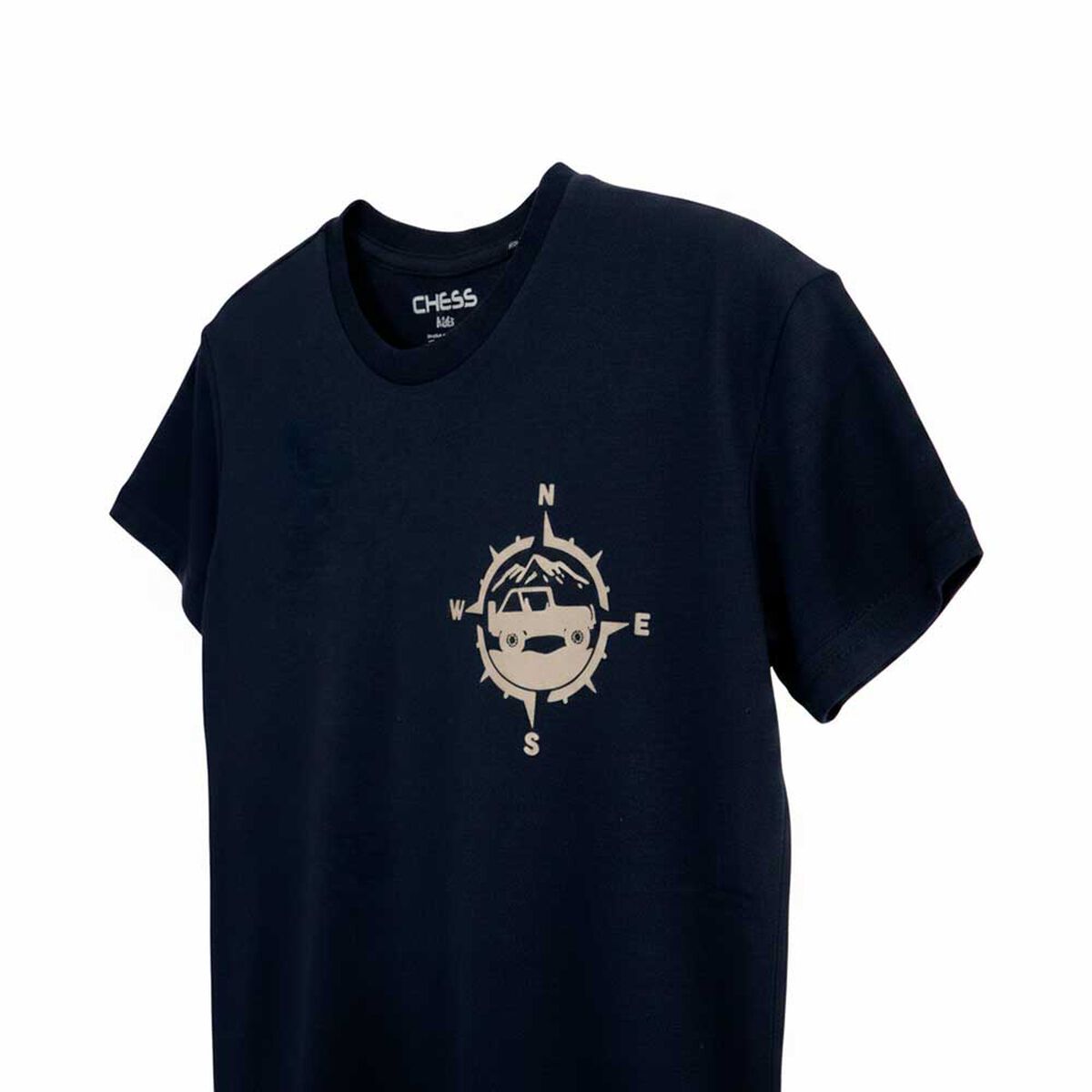 Polera Manga Corta de Algod&oacute;n Ni&ntilde;o Chess