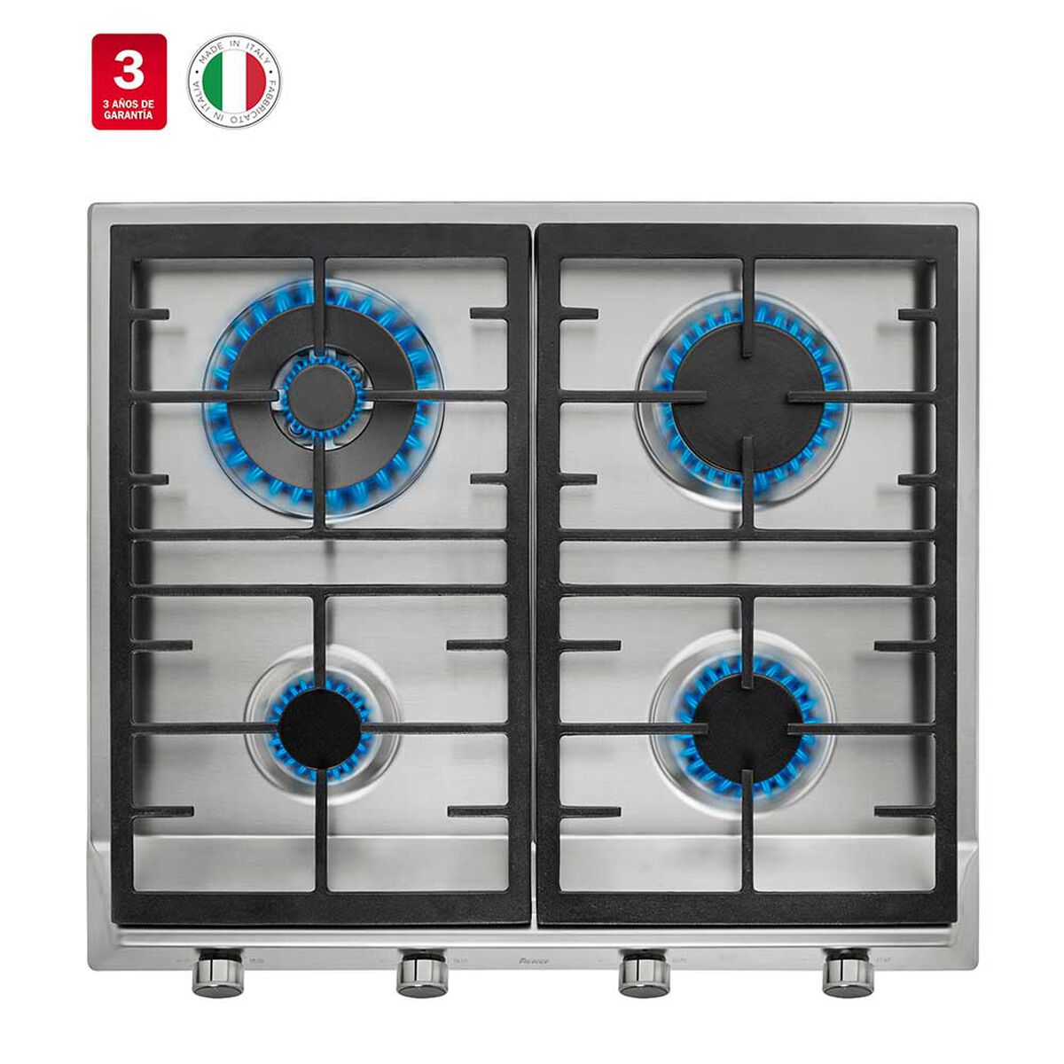 Encimera a Gas Teka EX-60.1 4G Inox 4 Quemadores