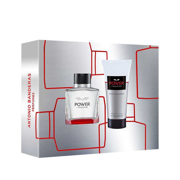 Set Perfume Antonio Banderas Hombre Power of Seduction Eau de Toilette 50 ml + Balsamo After Shave 75 ml