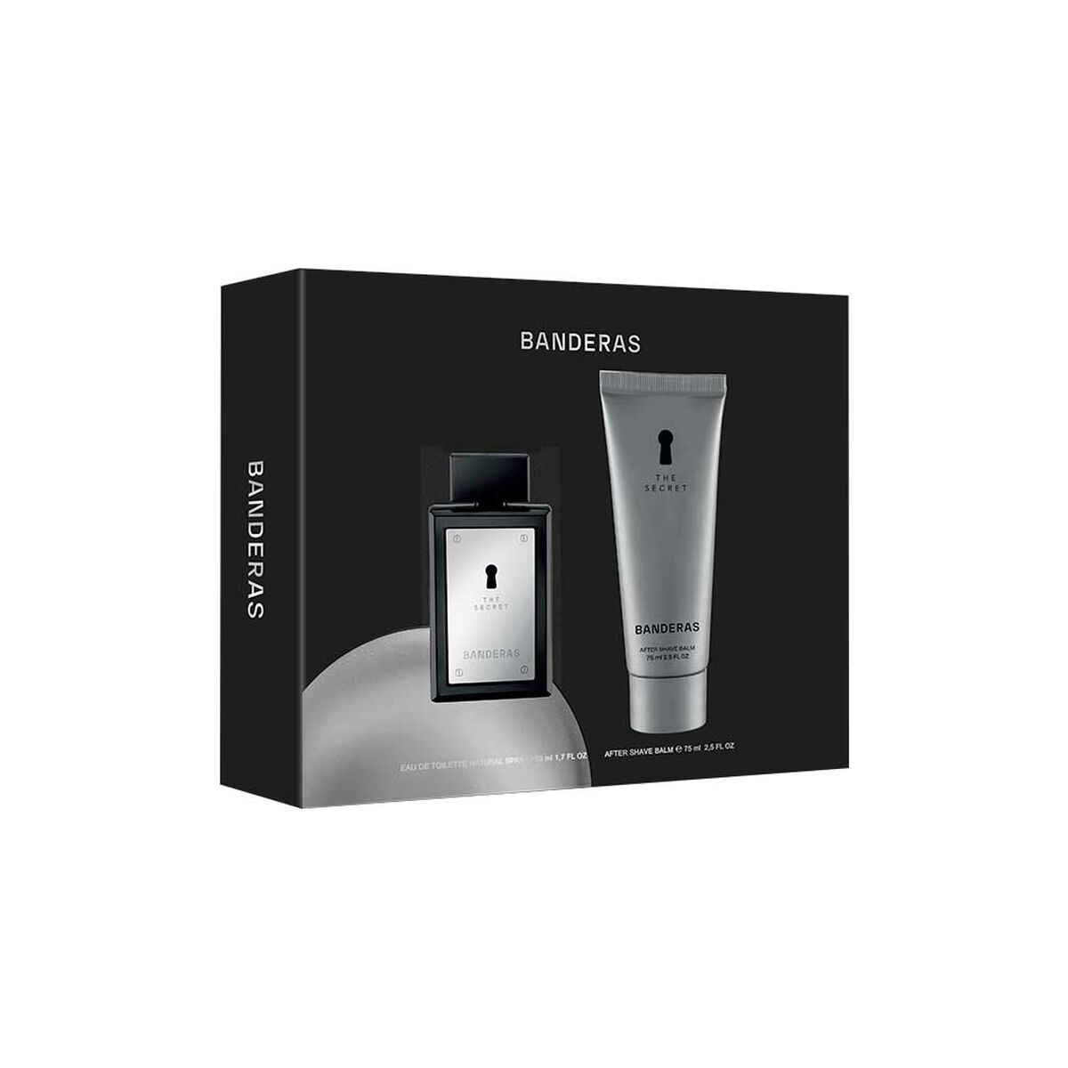 Set Perfume Antonio Banderas Hombre The Secret EDT 50 ml + Balsamo After Shave 75 ml