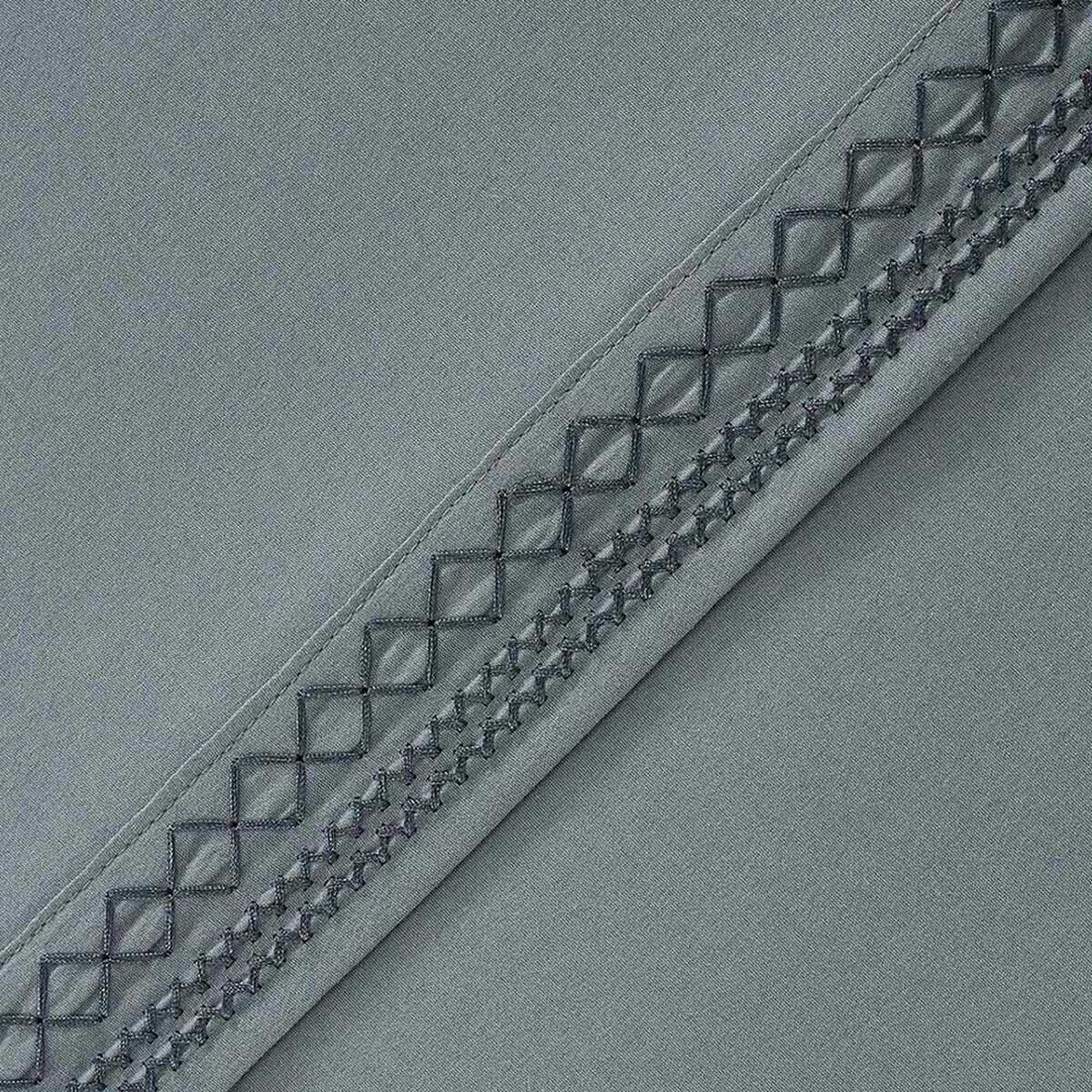 Juego de S&aacute;banas Illusions 1,5 Plazas Broderie Gris