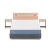 Cama Americana CIC 2 PlazasExcellence + Respaldo + 2 Veladores