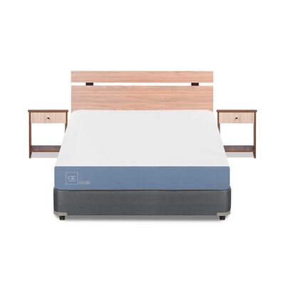 Cama Americana CIC 2 PlazasExcellence + Respaldo + 2 Veladores
