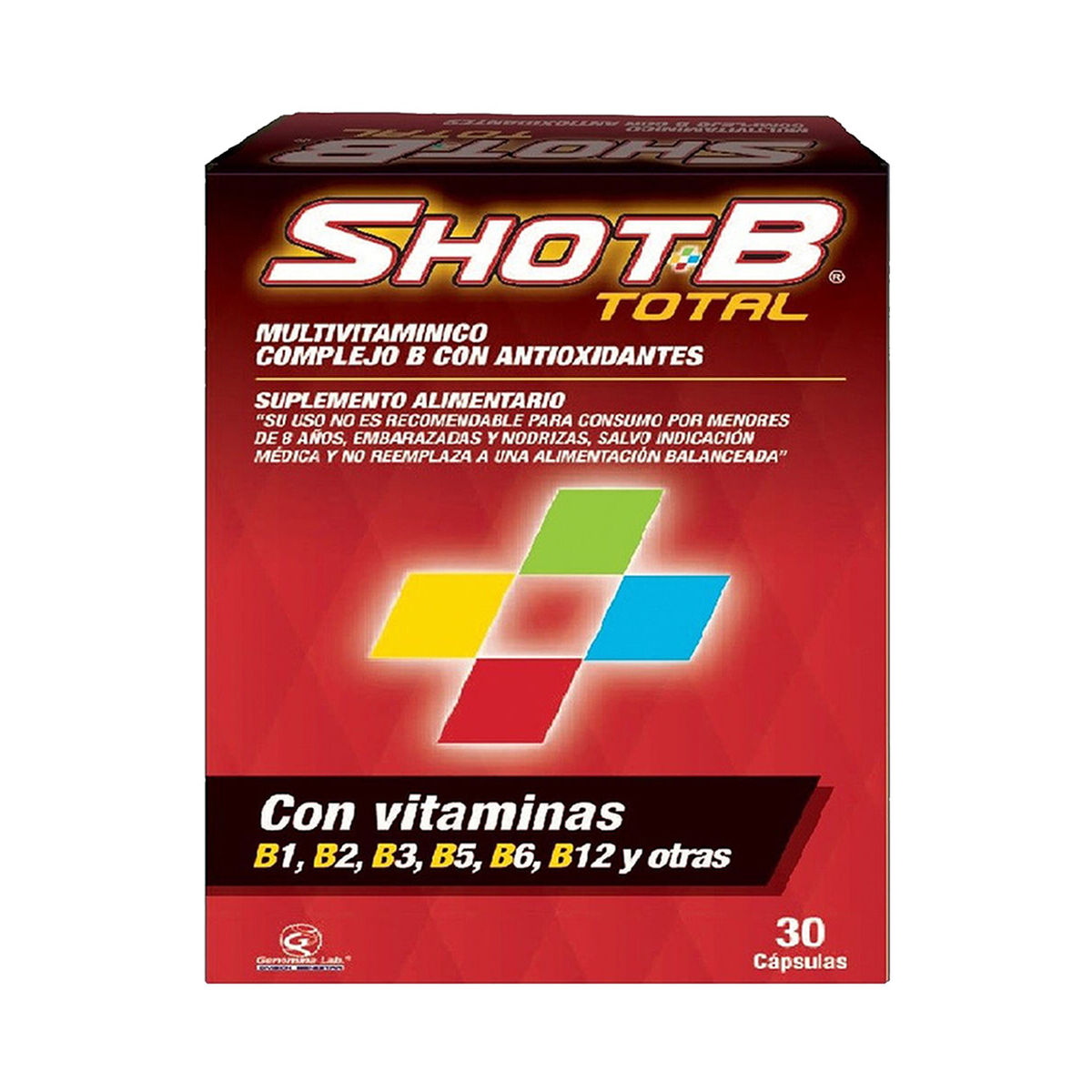 Shot-B Multivitamínico Total 30 Cápsulas