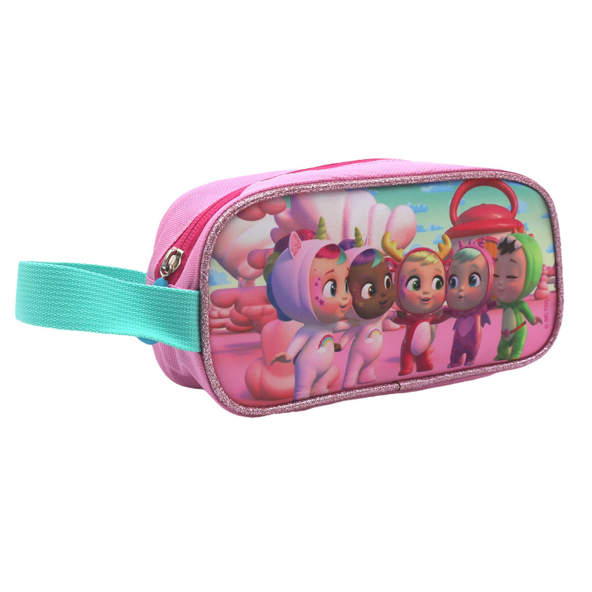 Pack 1 Mochila con Ruedas + 1 Lonchera + 1 Estuche Cry Babies