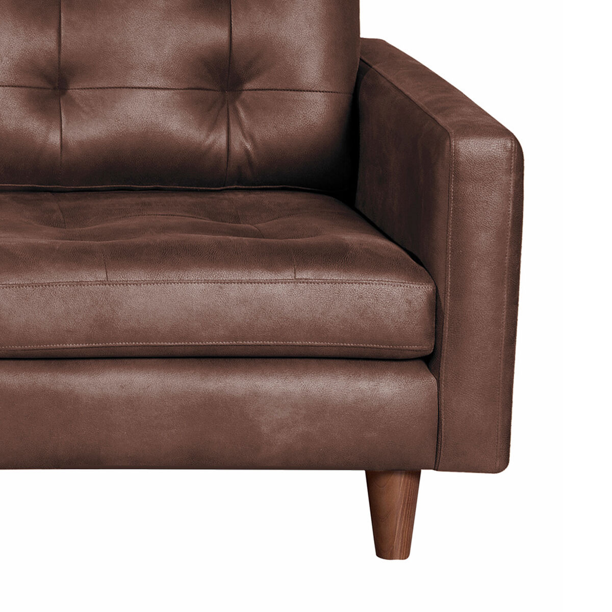 Sofá Cuero Latam Home Nápoles Chaise Longue 2 Cuerpos Izquierdo