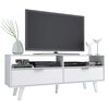 Rack TV Vekkahome Oslo Hasta 55" Blanco