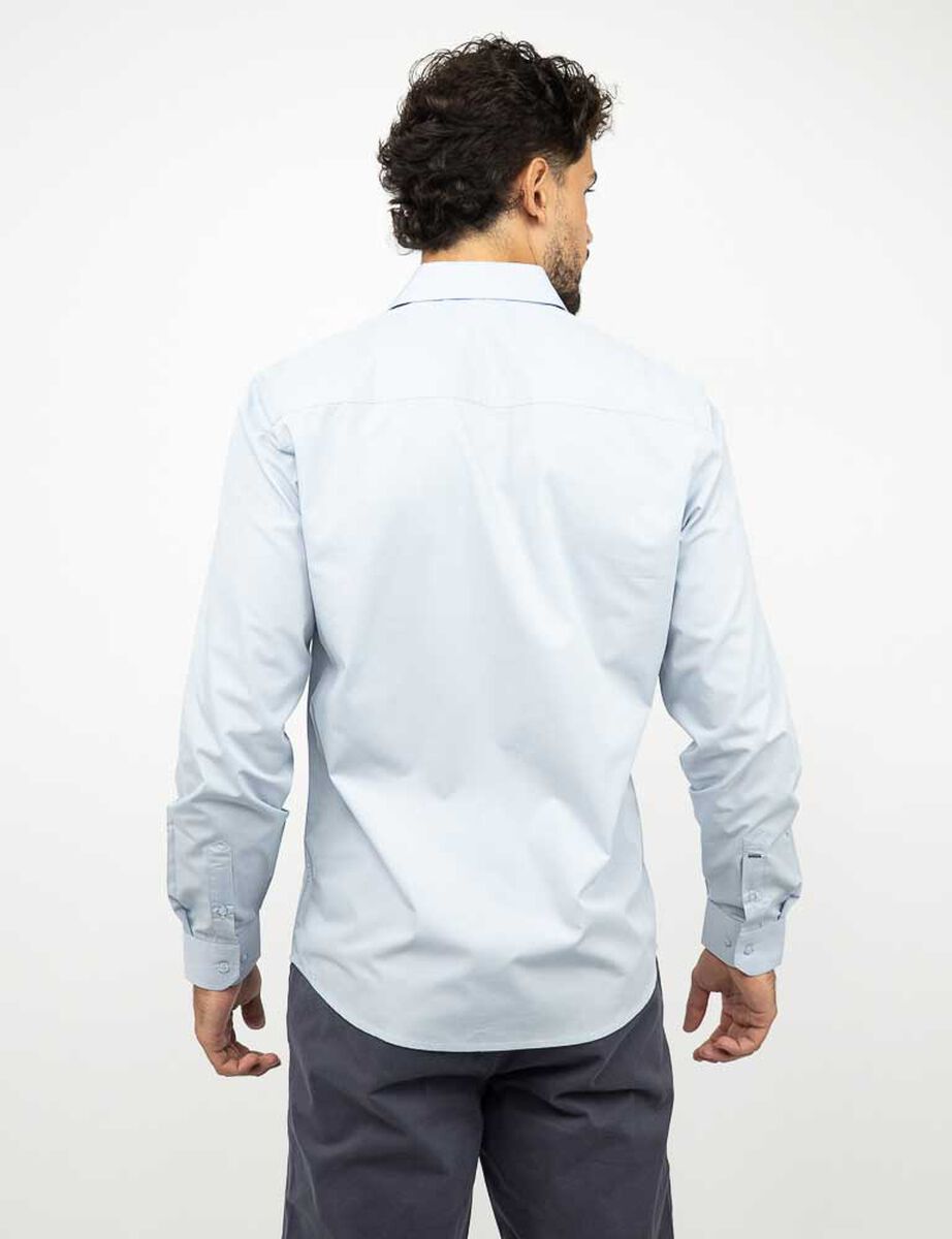 Camisa Slim Manga Larga Hombre Zibel
