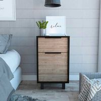 Velador TuHome Kaia 1 Cajón Wengue/Miel